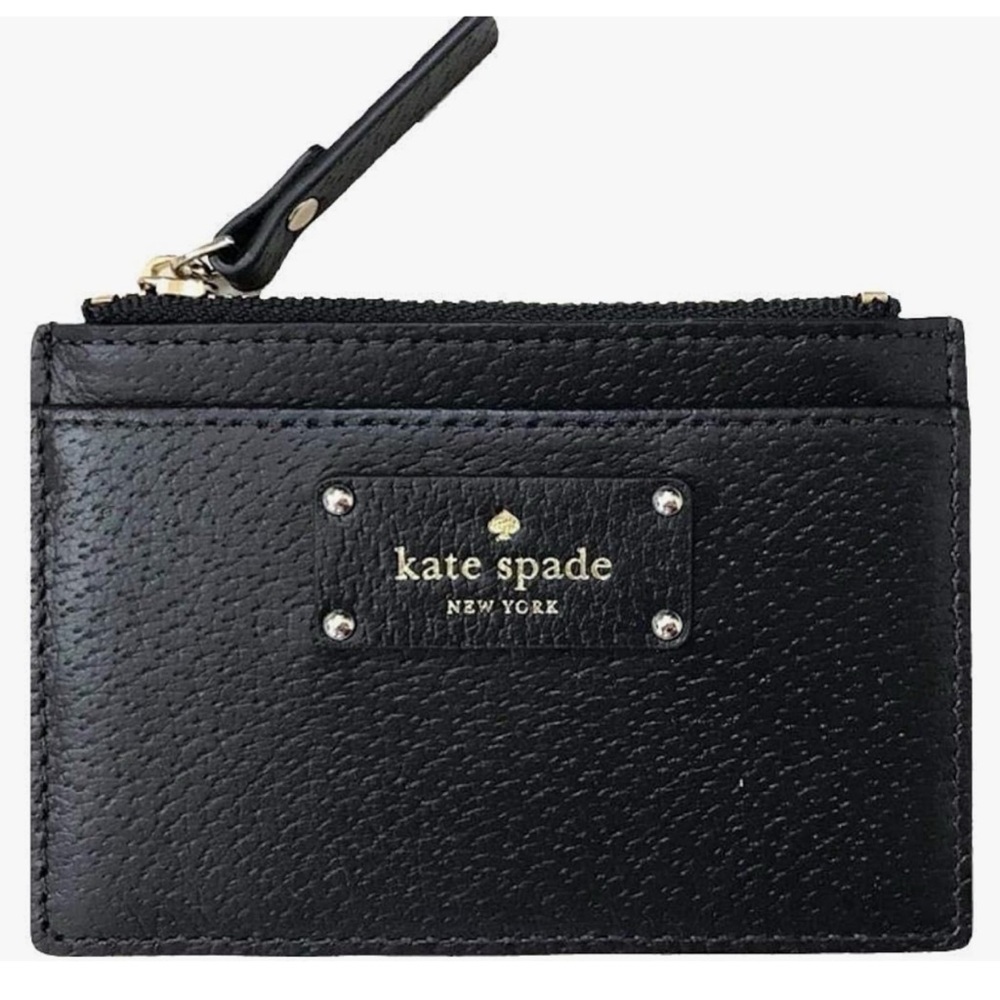 Kate Spade New York Adi Grove Street Pebbled Card Wallet‎ Coin Purse